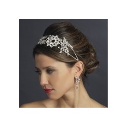 Vintage Antique Silver Side-Accent Headband