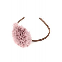 Mauve Chiffon Flower Headband