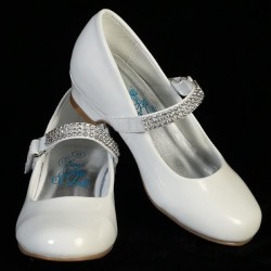 Mia Shoes with Heel Flower Girl Holy Communion Shoe