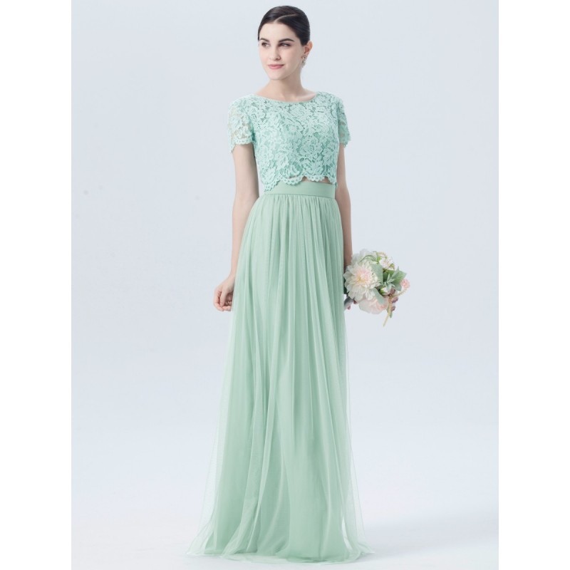 2 piece chiffon dress