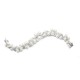 Graduated Pearl Trios Bridal Bracelet