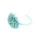 Teal Chiffon Flower Headband