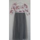 Lavender Tulle 3/4 Sleeve Floral Flower Girl Dress