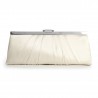 Sleek Framed Satin Wedding Purse