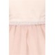 Organza Floral Embroidery Scallop Flower Girl Dress