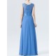 Lace Chiffon with Straps Bridesmaid Dress