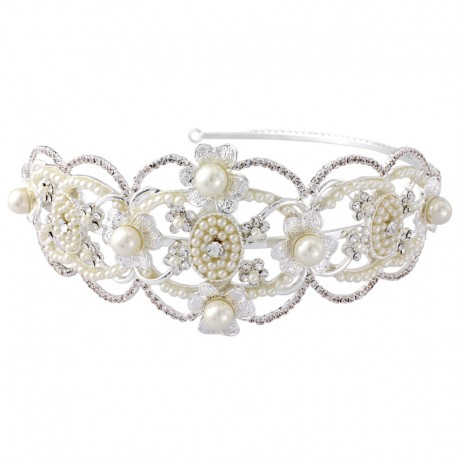 Gatsby Harriet Luxe Headband Silver