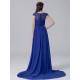 Chiffon Pleated Twist Knot Bridesmaid Dress