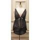 Vintage Dolls Black Sleepwear Set