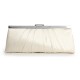 Sleek Framed Satin Wedding Purse