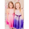Ombre Flower Girl Dress with Rosette Bodice