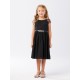 Chiffon Ilusion Beaded Flower Girl Dress