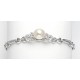 Duchess - Sleek Pearl & Cubic Zirconia Wedding Bracelet