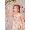 Vintage Organza Floral Flower Girl Dress