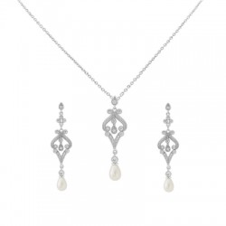 Enchanting Cubic Zirconia Necklace Set