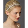Slender Hand-wired Crystal Clusters and Ivory Ribbons