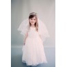 Pearl & Crystal Beaded Trim Holy Communion Dress