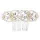 Willow Gatsby Crystal and Pearl Hair Comb