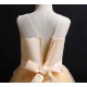 Tiered Beaded Lace Tulle Flower Girl Dress