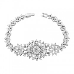 Cubic Zirconia Vintage Style Bracelet