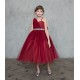 One Shoulder Tulle Flower Girl Dress
