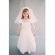 Floral Rosette First Communion Dress