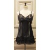 Vintage Black Babydoll Set