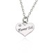 Flower Girl Heart Pendant Necklace