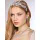  Glamorous Cubic Zirconia Teardrops Bridal Necklace & Earrings Set