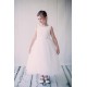 Flower Embroidered Tulle Dress