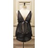 Vintage Dolls Black Sleepwear Set