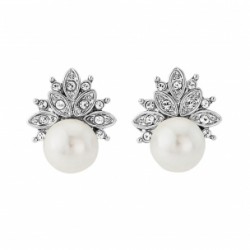 Cubic Zirconia Earrings - Chic Pearls