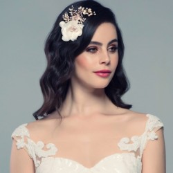  Miriam Wedding Headpiece - Ivory