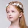 Sparkling Crystal Silk Petal Headpiece