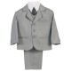 Silver Grey Boys Formal Suit