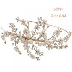Darcy Pearl Swarovsky Crystal Headband