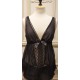 Vintage Dolls Black Sleepwear Set