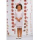 Lace Shift Flower Girl Dress with sleeves