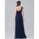 Lace and Tulle One-Shoulder Bridesmaid Dress