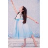 Ombre Flower Girl Dress with Rosette Bodice
