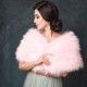 MARABOU FEATHER WRAP CANDY FLOSS PINK
