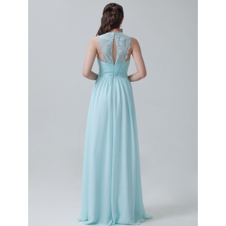 Lace Chiffon Butterfly Bridesmaid Dress