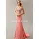Beaded Crystal Jersey Stretch Two Piece Gown