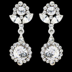 Crystal Chic Svarovski Cubic Zirconia Earrings