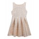 Jacquard Floral Print Skater Dress