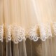 Tiered Beaded Lace Tulle Flower Girl Dress
