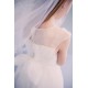 Pearl Trim Satin Organza First Communion Dress