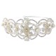 Gatsby Harriet Luxe Headband Silver