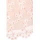 Organza Floral Embroidery Scallop Flower Girl Dress