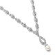 Vintage CZ Pave Bridal Necklace